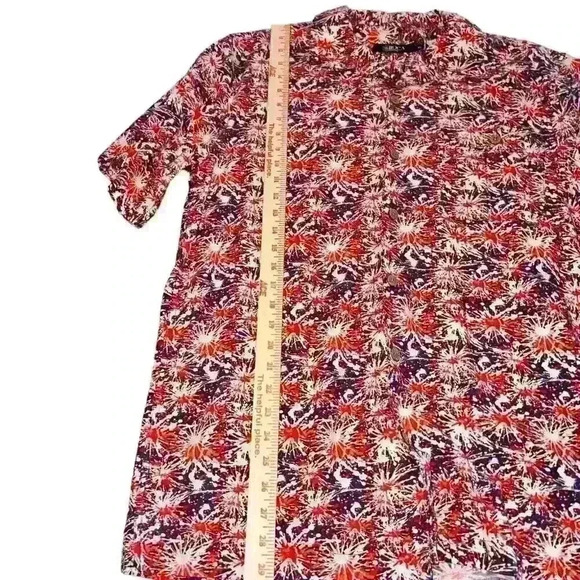 Boca Classics Size XL Fireworks Button Down Shirt 4th of July Patriotic Vacation - Picture 11 of 12